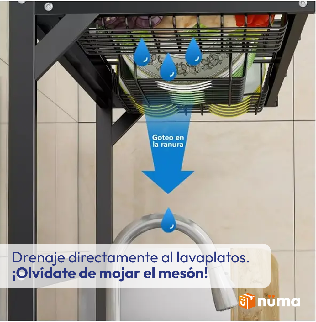Secador Organizador de Platos 85CM