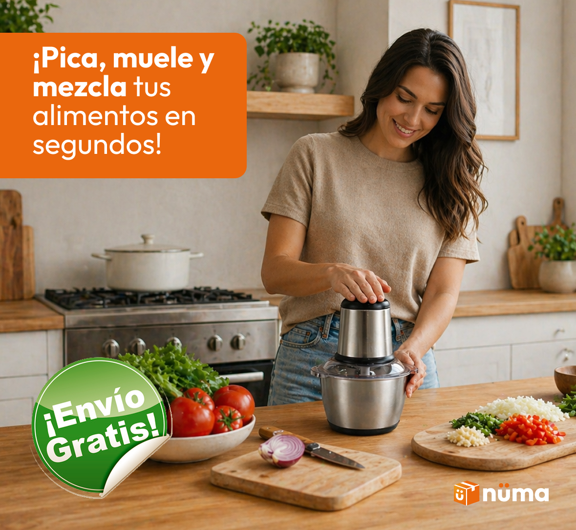 Picador de Alimentos Pro 2L
